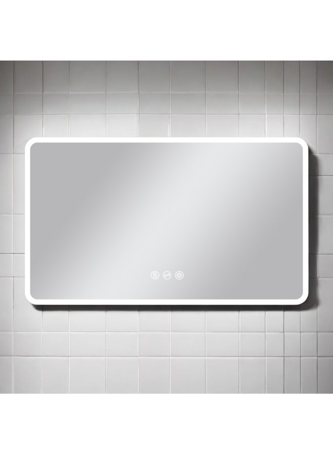 Aqua Drop Rectangular Copper Free Environmental Bathroom LED Mirror Clear 120 x 70 cm DWSFAC12070SRT - Image 2